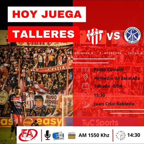 Club Atlético Talleres de Remedios de Escalada - Frecuencia Albirroja 1550  Khz